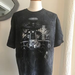 🇺🇸3/$20 NEW Air Force Army Coast Guard T-shirt tie dyed. Large